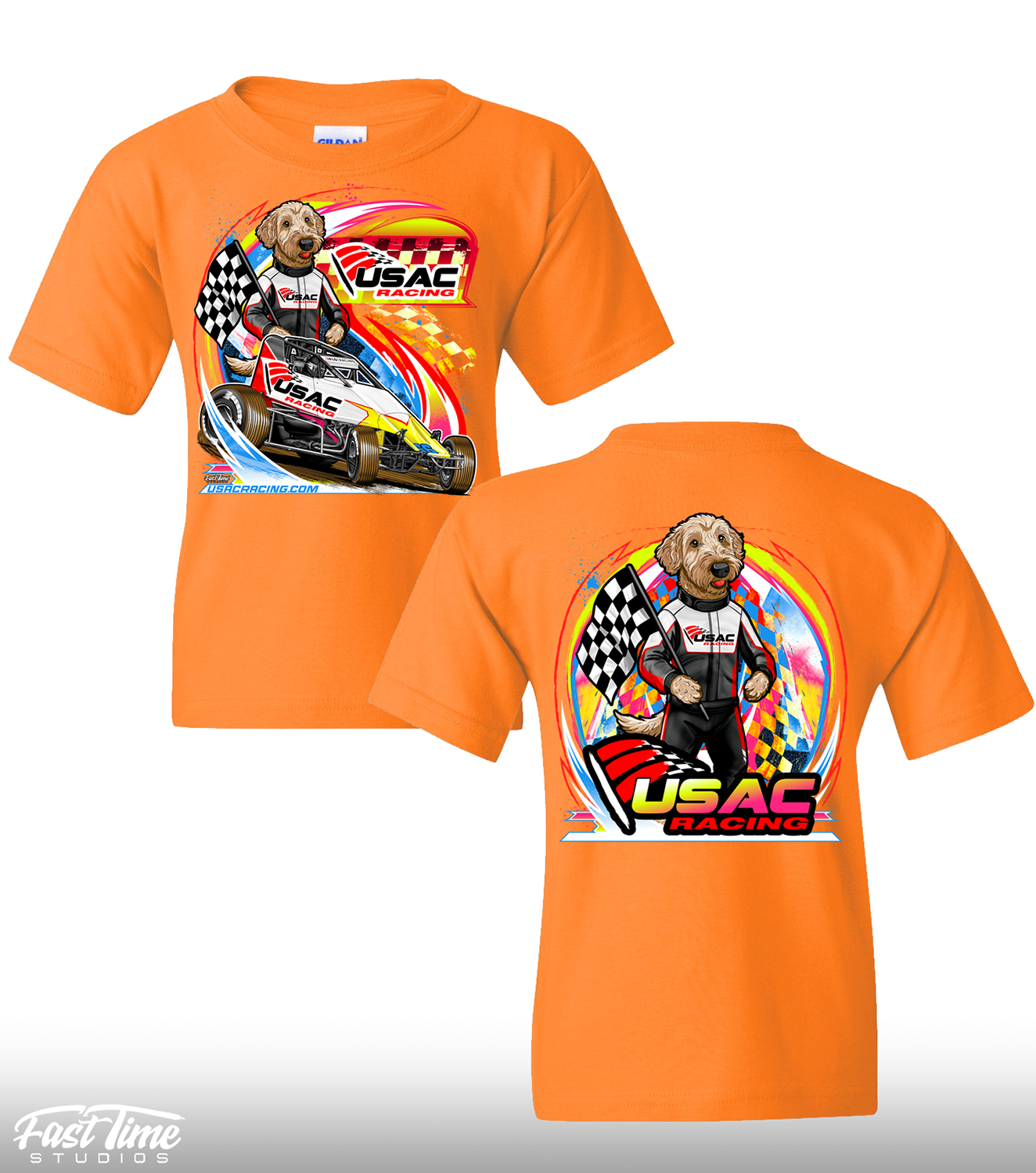 Youth USAC Sprint Paws Tee