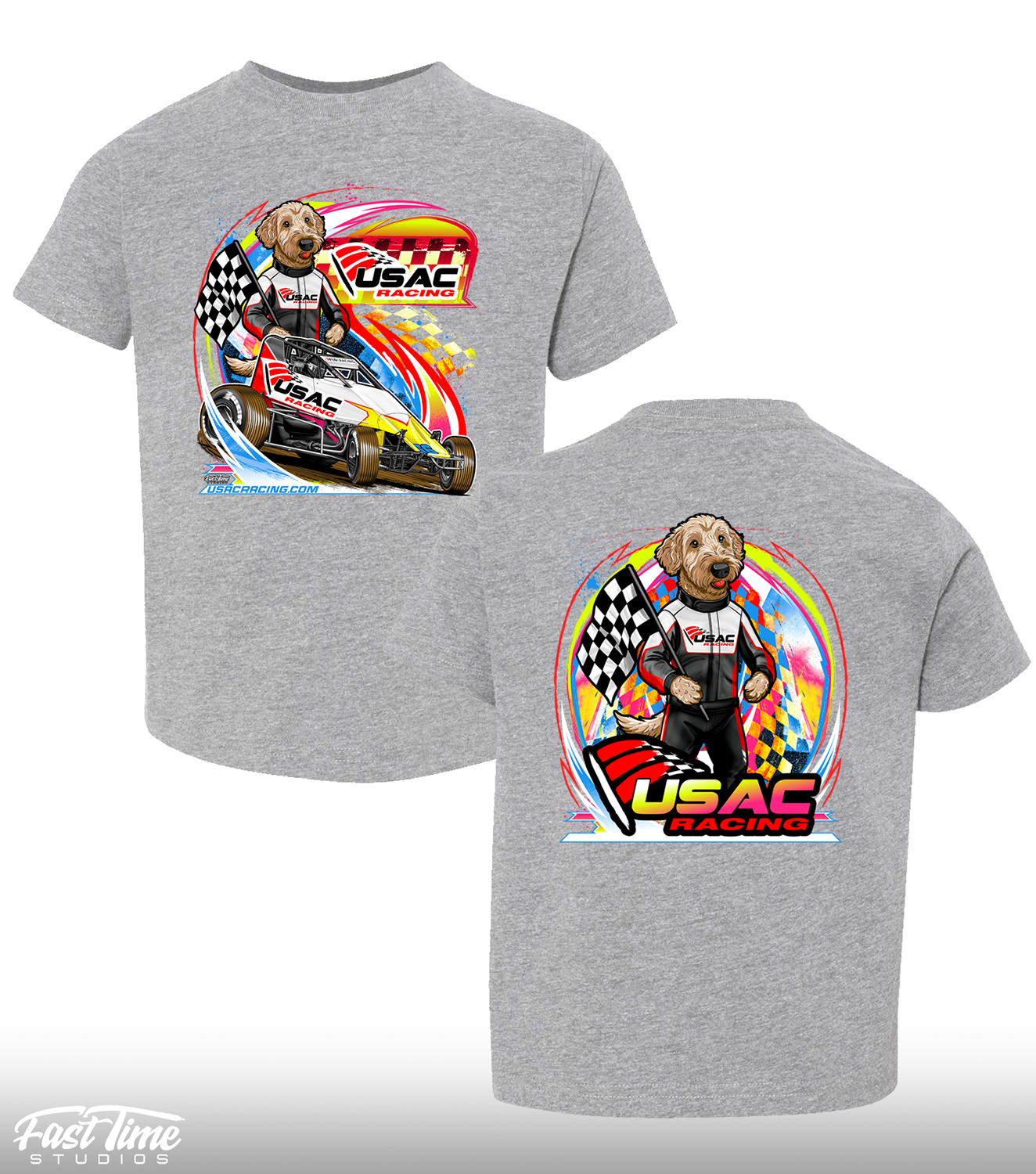 Toddler USAC Sprint Paws Tee