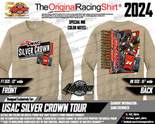 Load image into Gallery viewer, USAC Silver Crown Tour &#39;24 Crewneck
