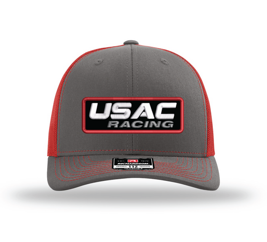 Patch Hat - Red/Grey