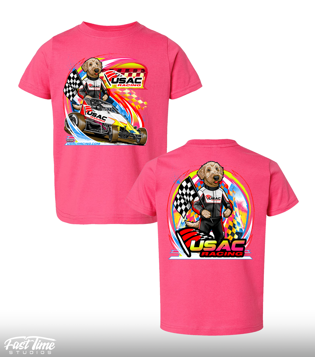 Youth USAC Sprint Paws Tee